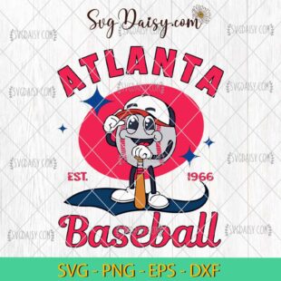 Atlanta Baseball Est 1966 SVG, Baseball SVG