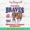 Atlanta Braves A Book Since 1966 National League Baseball SVG