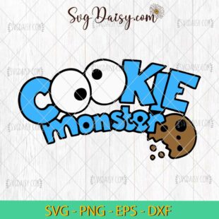 Cookie Monster SVG, Cartoon SVG