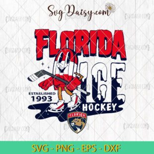 Florida Ice Hockey Established 1993 SVG, Florida Panthers SVG, NHL SVG