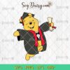 Graduate Winnie the Pooh SVG Free