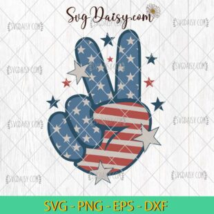 Groovy 4th Of July SVG