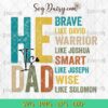 He Is DAD SVG, Father's Day SVG