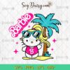 Hello Kitty Barbie Malibu Beach SVG