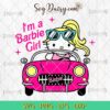 I'm A Barbie Girl Hello Kitty SVG