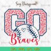 Leopard Go Braves Baseball SVG