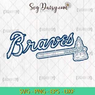 Logo Atlanta Braves Baseball SVG