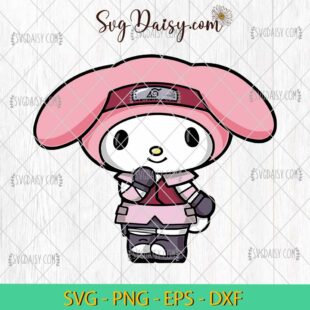 My Melody Sakura SVG, Haruno Sakura SVG