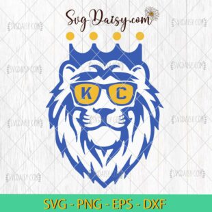 Slugger Lion SVG, Crown Town KC Baseball SVG, Kansas City World Champs Boys In Blue SVG