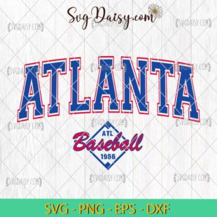 Vintage Atlanta Baseball 1966 SVG