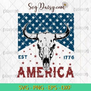 Western 4th Of July EST 1776 America SVG