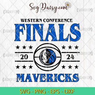 Western Conference Finals Mavericks 2024 SVG, NBA SVG