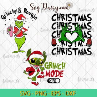 3 File Grinch Christmas Bundle SVG, Grinch Christmas SVG