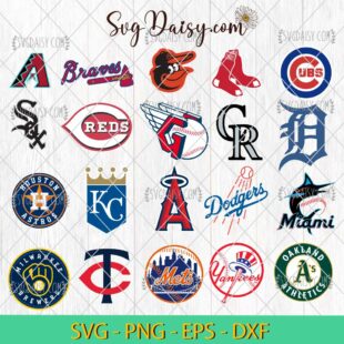 All 30 MLB Teams Logo 2024 Bundle SVG