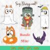 Bluey And Friend Halloween Bundle SVG PNG DXF EPS