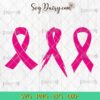 Cancer Awareness Ribbon SVG, Pink Cancer Ribbon SVG