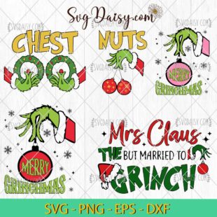 Christmas Balls Ornaments Bundle SVG, Merry Christmas SVG