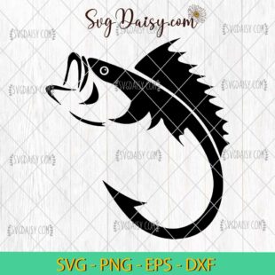 Fishing Hook SVG, Fishing Design SVG