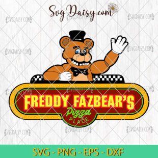 Five Nights At Freddys SVG, Freddy Fazbears Pizza Place SVG