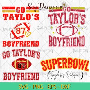 Go Taylors Boyfriend Bundle SVG, Travis And Taylor SVG