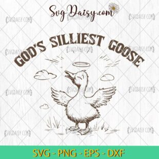 Gods Silliest Goose Angel SVG, Goose Angel SVG