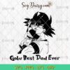 Goku Best Dad Ever SVG, Dragon Ball Fathers Day SVG