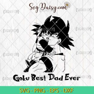 Goku Best Dad Ever SVG, Dragon Ball Fathers Day SVG