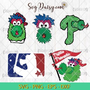 Phillie Phanatic Baseball Bundle SVG, MLB SVG