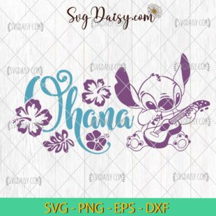 Stitch Ohana Family SVG