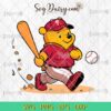 Winnie The Pooh Philadelphia Phillies MLB SVG, Baseball Teams SVG PNG DFX EPS