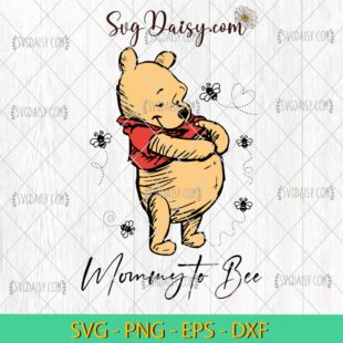 Winnie The Pooh To Bee SVG, Pooh And Bee SVG