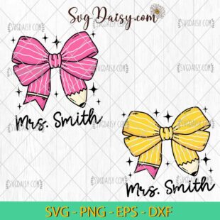 Back To School Coquette SVG, Teacher SVG, Back To School Bundle SVG