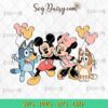 Bluey And Mickey Friends Disney SVG, Disney SVG