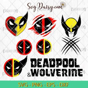 Deadpool And Wolverine Bundle SVG