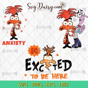 Designs Bundle Anxiety SVG, Inside Out 2 Bundle SVG