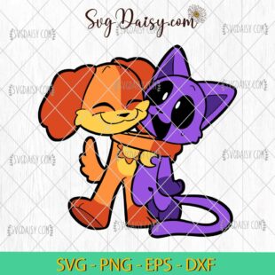 Dogday And Catnap SVG, Poppy Play Time SVG