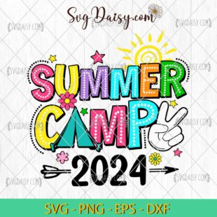 Funny Summer Camp 2024 Vacation SVG, Camping 2024 SVG