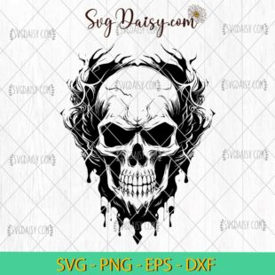 Grim Reaper Skull Skeleton SVG