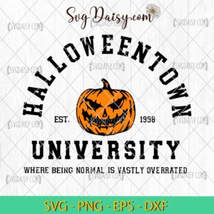 Halloweentown Pumpkin Est 1998 University SVG