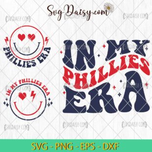 In My Phillies Era Bundle SVG, Phillies Baseball SVG