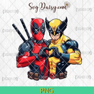 Marvel Deadpool Wolverine Besties PNG