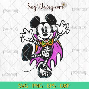 Mickey Mouse Halloween Witch Vibes SVG