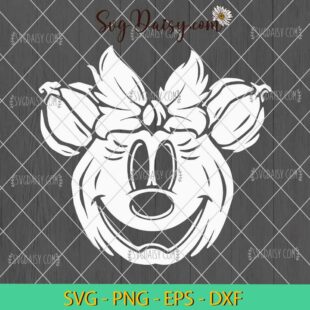 Minnie Mouse Horror Pumpkin Vibes SVG