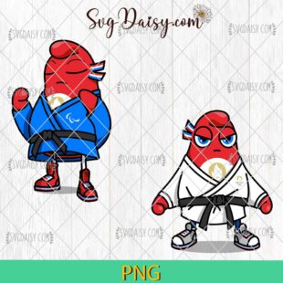 Olympic Phryges Judo PNG, Phryges Olympic Paris 2024 PNG, Bundle PNG