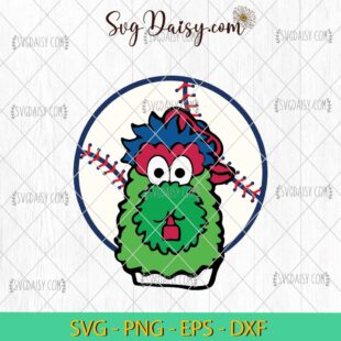 Phillie Phanatic Face SVG, Phillies Baseball SVG