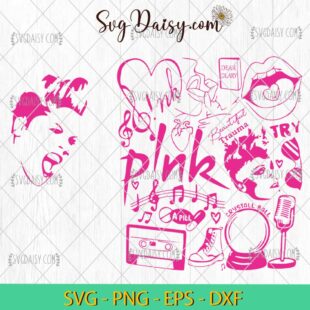 Pink Summer Carnival 2024 Bundle SVG, Pink Singer 2024 World Tour SVG