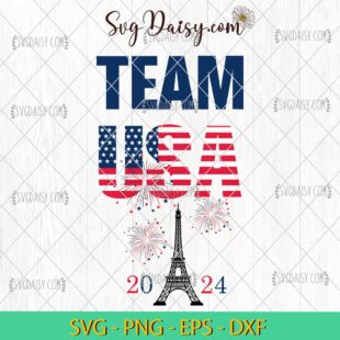 Team USA Olympics Paris 2024 SVG