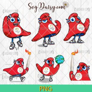 The Phryges Olympic Paris 2024 Bundle PNG, Olympic Summer 2024 PNG