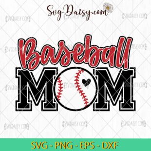 Baseball Mom Svg, Mom Svg, Baseball Svg