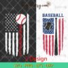 Baseball USA Flag Bunlde SVG, Baseball America Flag SVG, Baseball SVG